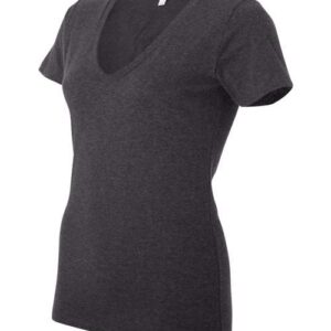 Women’s Jersey Deep V-Neck Tee - 6035 - Image 6