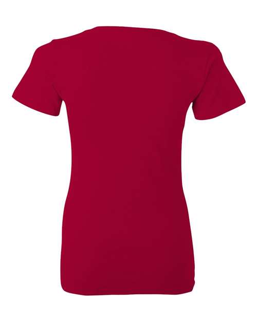 Women’s Jersey Deep V-Neck Tee - 6035