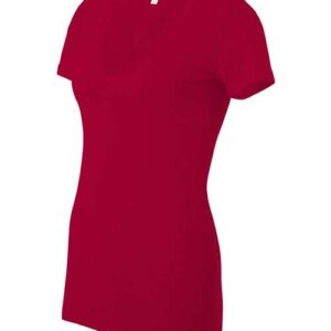 Women’s Jersey Deep V-Neck Tee - 6035 - Image 12
