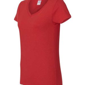 Women's Heavy Cotton™ V-Neck T-Shirt - 5V00L - Image 27