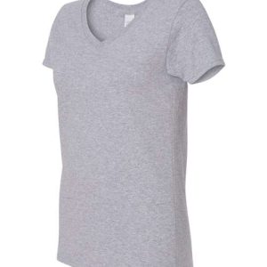 Women's Heavy Cotton™ V-Neck T-Shirt - 5V00L - Image 36