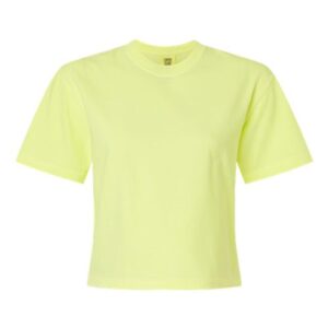Women's Garment-Dyed Heavyweight Boxy T-Shirt - 3023CL - Image 38