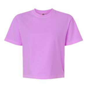 Women's Garment-Dyed Heavyweight Boxy T-Shirt - 3023CL - Image 44