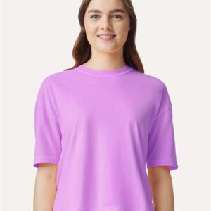 Women's Garment-Dyed Heavyweight Boxy T-Shirt - 3023CL - Image 47