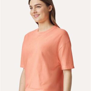 Women's Garment-Dyed Heavyweight Boxy T-Shirt - 3023CL - Image 36