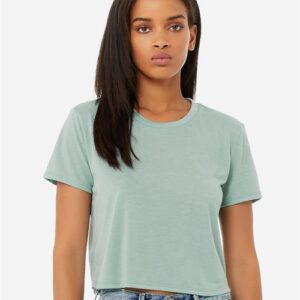 Women’s Flowy Crop Tee - 8882