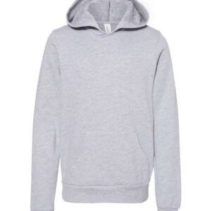 Youth Sponge Fleece Hoodie Sweatshirt - 3719Y - Image 2