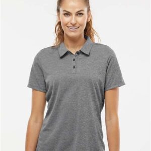 Women's Heathered Polo - A583 - Image 5