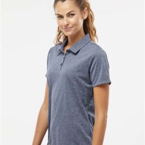 Women's Heathered Polo - A583 - Image 12