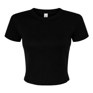 Women's Micro Rib Baby Tee - 1010 - Image 8