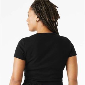 Women's Micro Rib Baby Tee - 1010 - Image 13