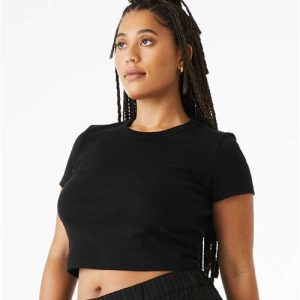 Women's Micro Rib Baby Tee - 1010 - Image 12