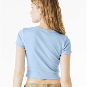 Women's Micro Rib Baby Tee - 1010 - Image 7