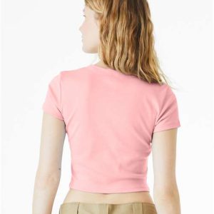 Women's Micro Rib Baby Tee - 1010 - Image 25