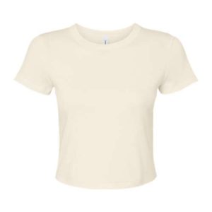 Women's Micro Rib Baby Tee - 1010 - Image 14