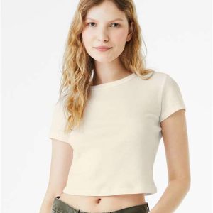 Women's Micro Rib Baby Tee - 1010 - Image 17