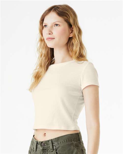 Women's Micro Rib Baby Tee - 1010