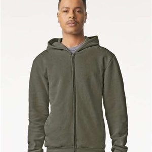 Unisex ReFlex Fleece Full-Zip Hoodie Sweatshirt - RF497 - Image 23