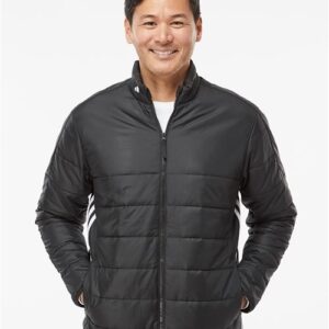 Men's 3-Stripes Puffer Full-Zip Jacket - A570