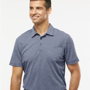 Men's Heathered Polo - A582