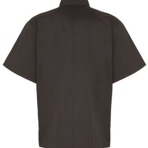 Unisex Ten Studded Front Short Sleeve Chef Coat - RP664 - Image 3
