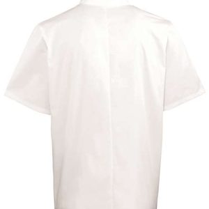 Unisex Ten Studded Front Short Sleeve Chef Coat - RP664 - Image 9