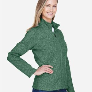 Women's Bristol Full-Zip Sweater Fleece Jacket - DG793W - Image 10