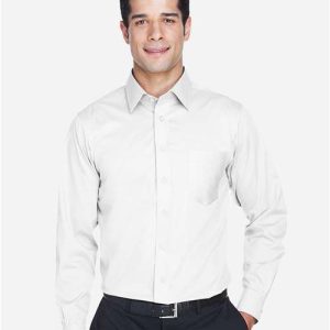 Men's Crown Collection® Solid Stretch Twill Woven Dress Shirt - DG530 - Image 19
