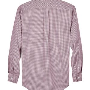 Men's Crown Collection® Gingham Check Woven Dress Shirt - D640 - Image 3