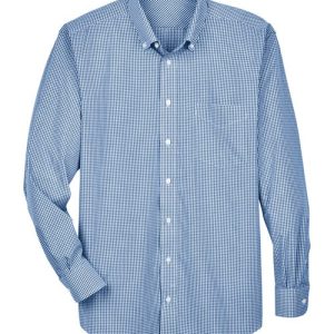 Men's Crown Collection® Gingham Check Woven Dress Shirt - D640 - Image 7
