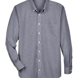 Men's Crown Collection® Gingham Check Woven Dress Shirt - D640 - Image 12