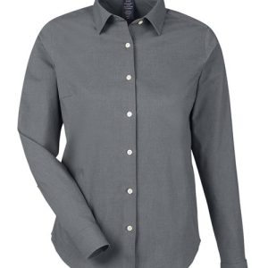 Women's CrownLux Performance® Spencer Poplin Dress Shirt - DG505W - Image 14