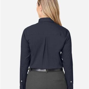 Women's CrownLux Performance® Spencer Poplin Dress Shirt - DG505W - Image 31