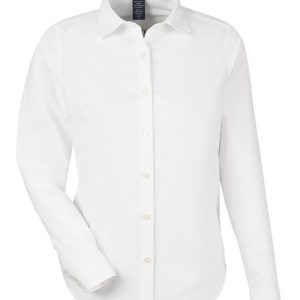 Women's CrownLux Performance® Spencer Poplin Dress Shirt - DG505W - Image 32