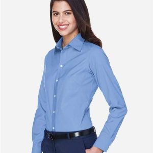 Women's Crown Collection® Oxford Woven Dress Shirt - D630W - Image 10