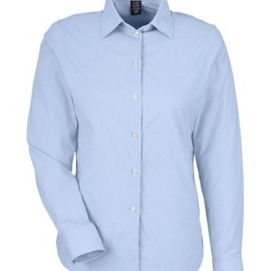 Women's CrownLux Performance® Microstripe Dress Shirt - DG537W - Image 2