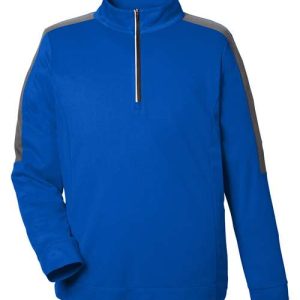 Men's Market Snag Protect Mesh Colorblock Quarter-Zip Pullover - CE404 - Image 38