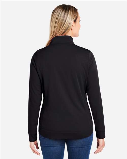 Women's Market Snag Protect Mesh Colorblock Quarter-Zip Pullover - CE404W