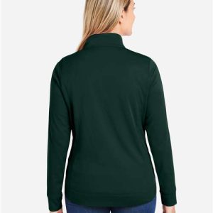 Women's Market Snag Protect Mesh Colorblock Quarter-Zip Pullover - CE404W - Image 37