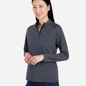 Women's Origin Performance Pique Quarter-Zip Pullover - CE418W - Image 12