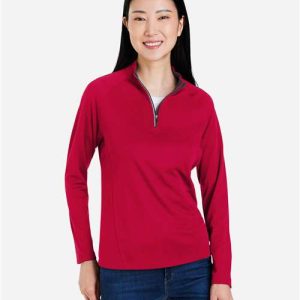 Women's Origin Performance Pique Quarter-Zip Pullover - CE418W - Image 23