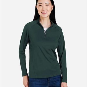 Women's Origin Performance Pique Quarter-Zip Pullover - CE418W - Image 29