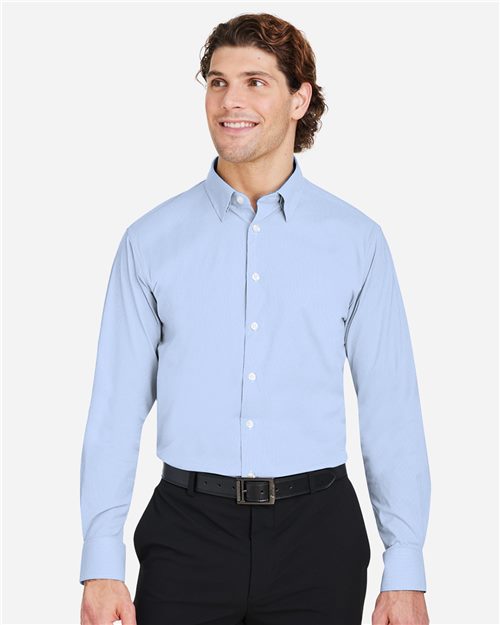 Men's CrownLux Performance® Microstripe Dress Shirt - DG537