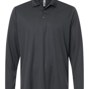 Men's Nova Performance Long Sleeve Pique Polo - CE108L - Image 5
