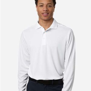 Men's Nova Performance Long Sleeve Pique Polo - CE108L - Image 26