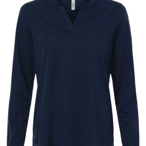 Women's Nova Performance Long Sleeve Pique Polo - CE108LW - Image 8