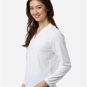 Women's Nova Performance Long Sleeve Pique Polo - CE108LW - Image 27