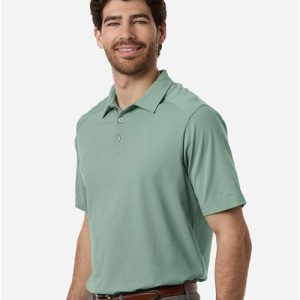 Men's Seaton Pebble Textured Polo - DG102 - Image 6