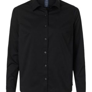 Women's CrownLux Performance® Spencer Poplin Dress Shirt - DG505W - Image 2