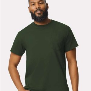 Unisex Ultra Cotton® Pocket T-Shirt - 2300 - Image 17